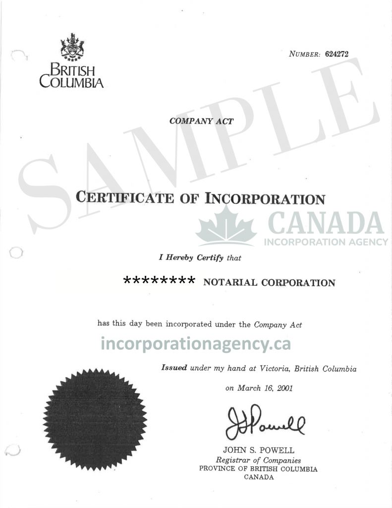 bc professional corporation pdf